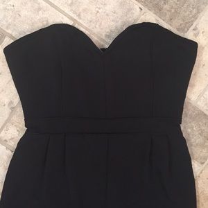 Black pant romper
